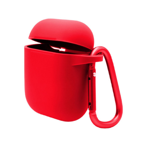 Чехол для AirPods 1/2 Blueo with carbine Red 